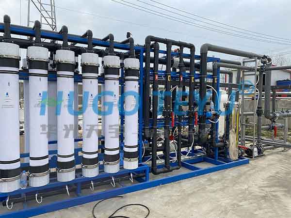 牧原集團安徽鳳臺廠區超濾設備安裝現場